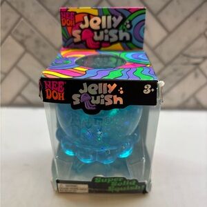Needoh Jelly Squish Super Solid Squisher - Blue
